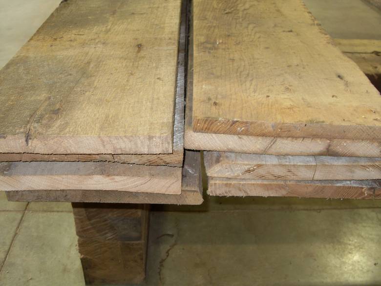 Weathered Oak Lumber for Approval